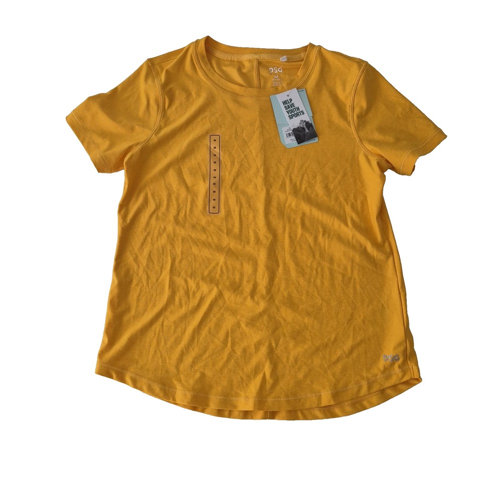 DSG‎ Shirt Youth Medium 10-12 Yellow University Gold Active Sports New